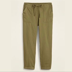 NWT Old Navy Mid-Rise Soft-Twill Utility Pants